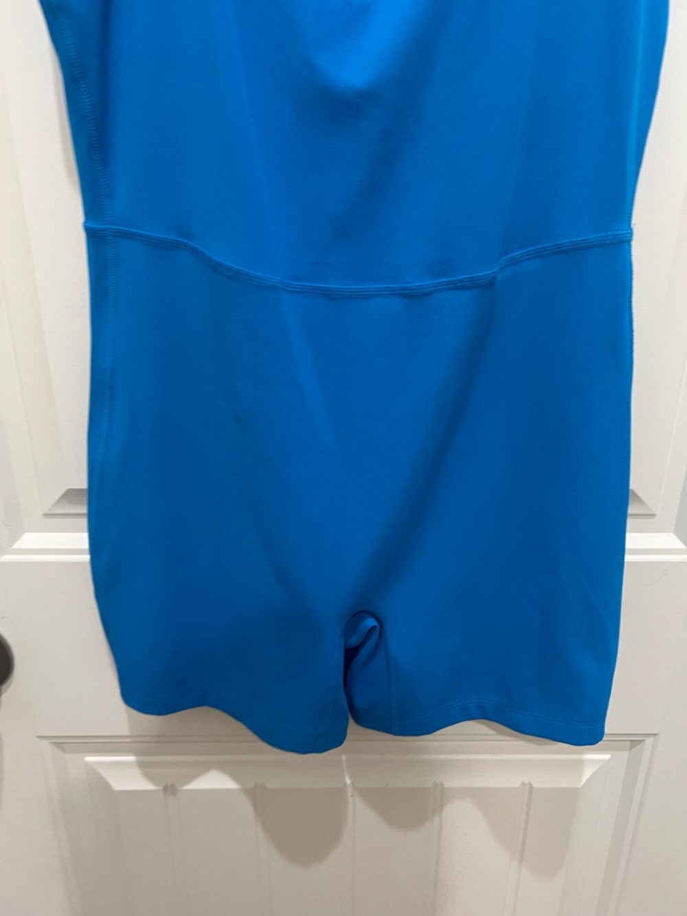 all in motion Electric Blue Athletic Tank Romper - Picture 3 of 7